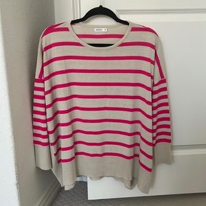 Mersey striped amour sweater